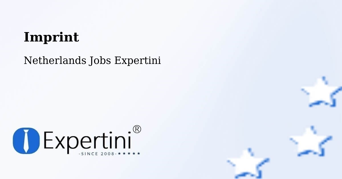 Imprint – Schimmert - Netherlands Jobs Expertini